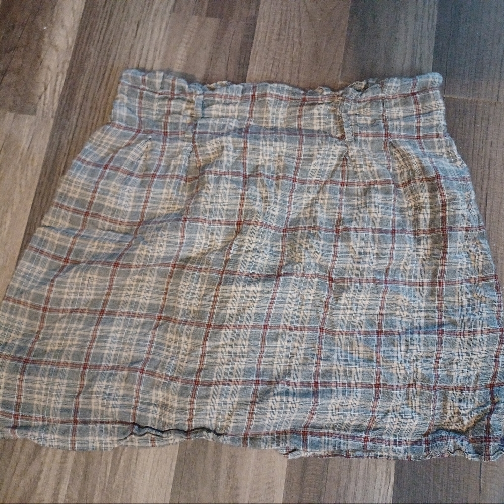 American Eagle Plaid Mini Skirt
